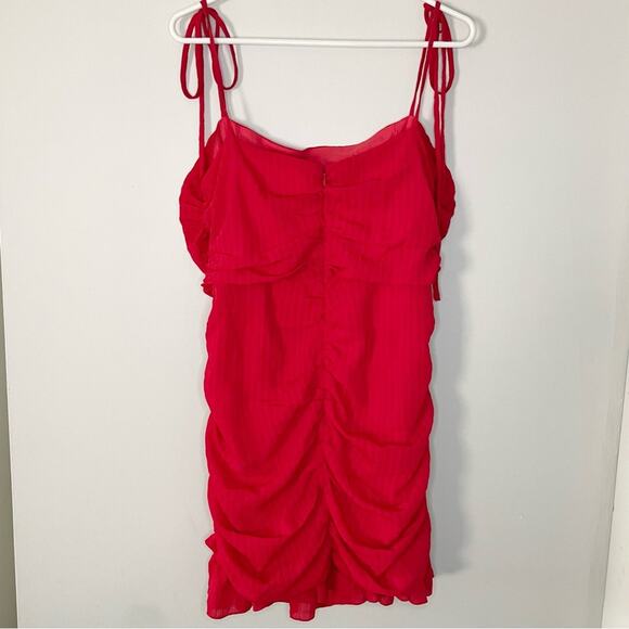 Lovers + Friends Amy Mini Dress in Cherry Red Size XL - Picture 9 of 9